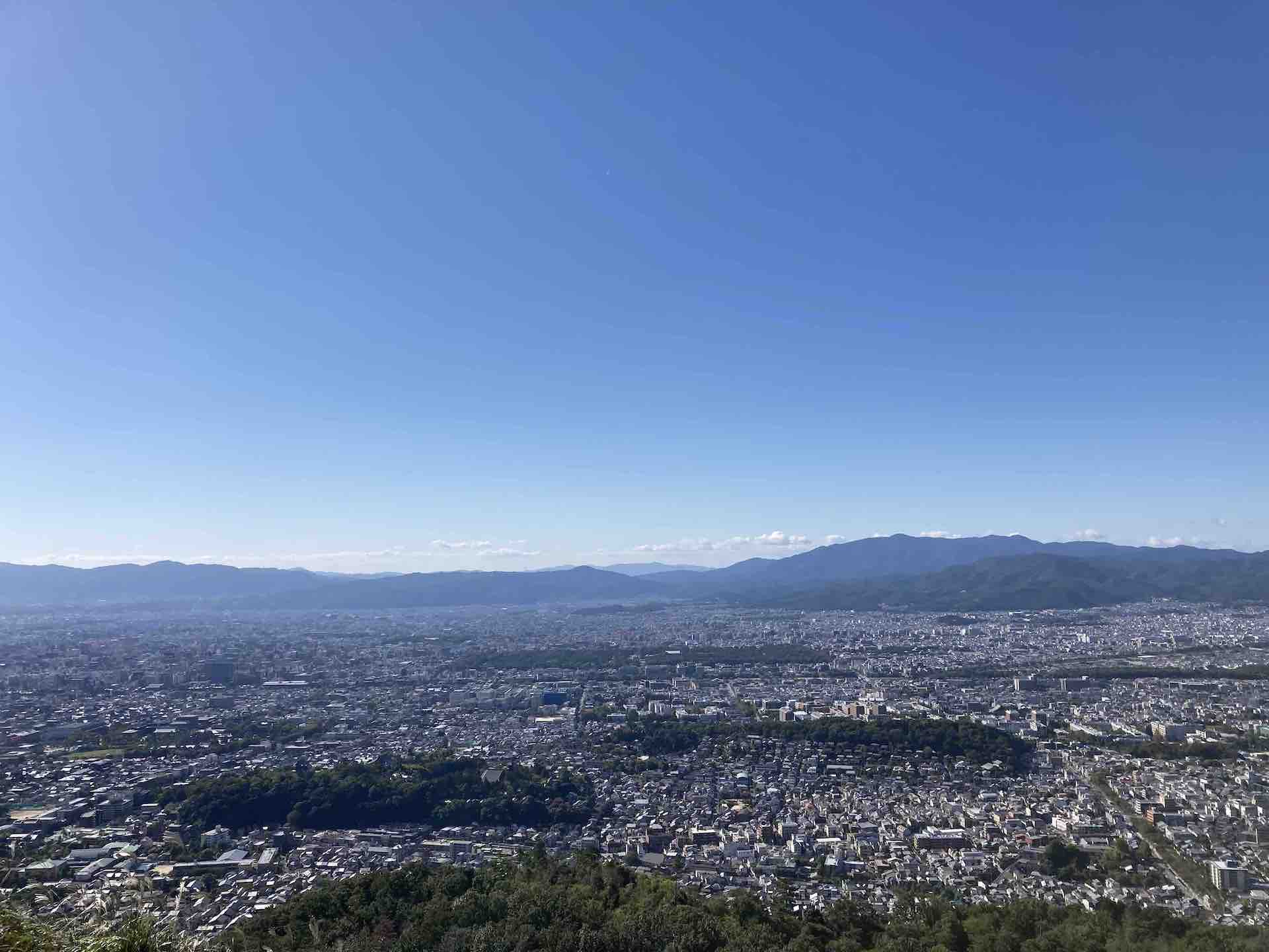 京都一周トレイル　大文字山頂エリア
