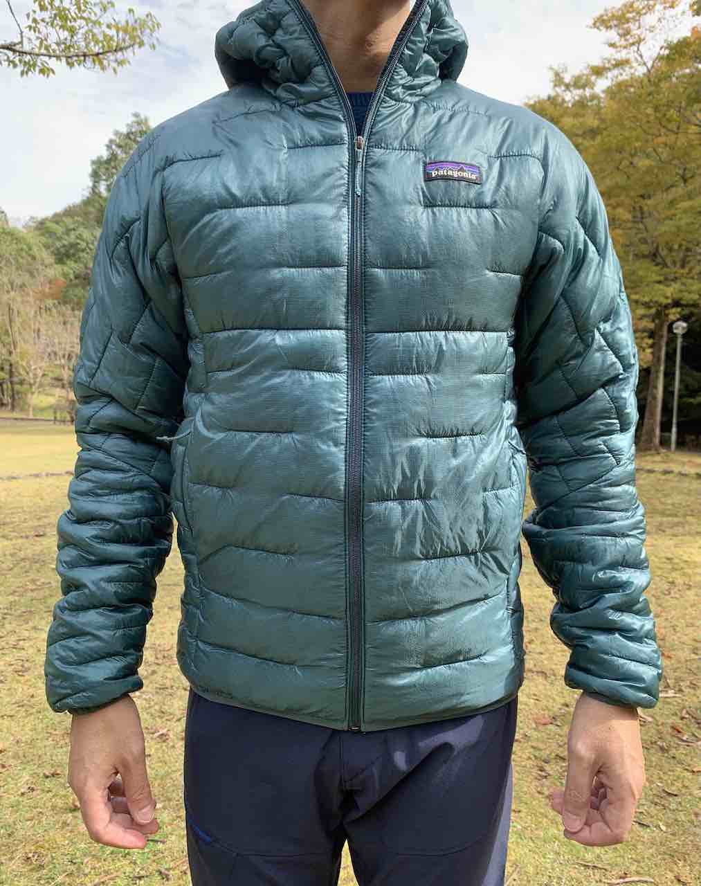 Patagonia マイクロパフ フーディ レディース - 登山用品